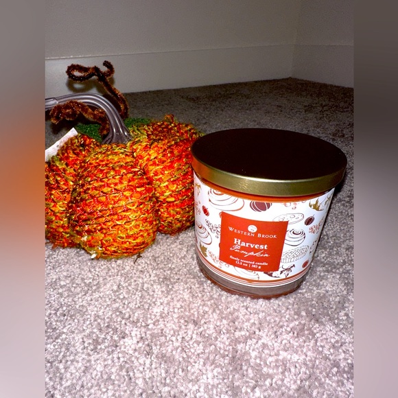 western brook Other - NWT western brook harvest pumpkin 🎃 scented candle 🕯️